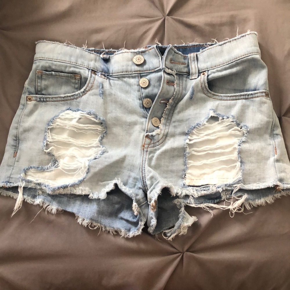 High waisted shorts